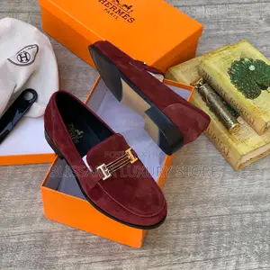 Hermes Luxury Suede Classic Men Shoes – Elegant, Durable Comfortable