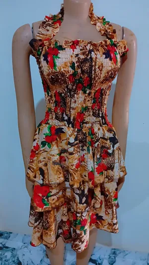 Flowered Smoky Gown