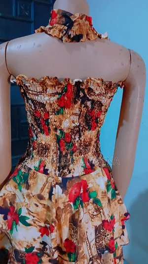 Flowered Smoky Gown