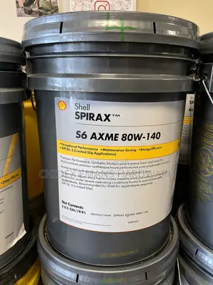 Shell Spirax S6 Axme 80w-140 Synthetic Gear Oil.