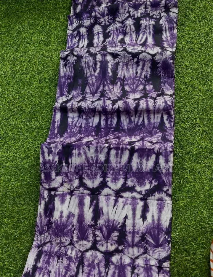 Adire Salad Design on Cotton