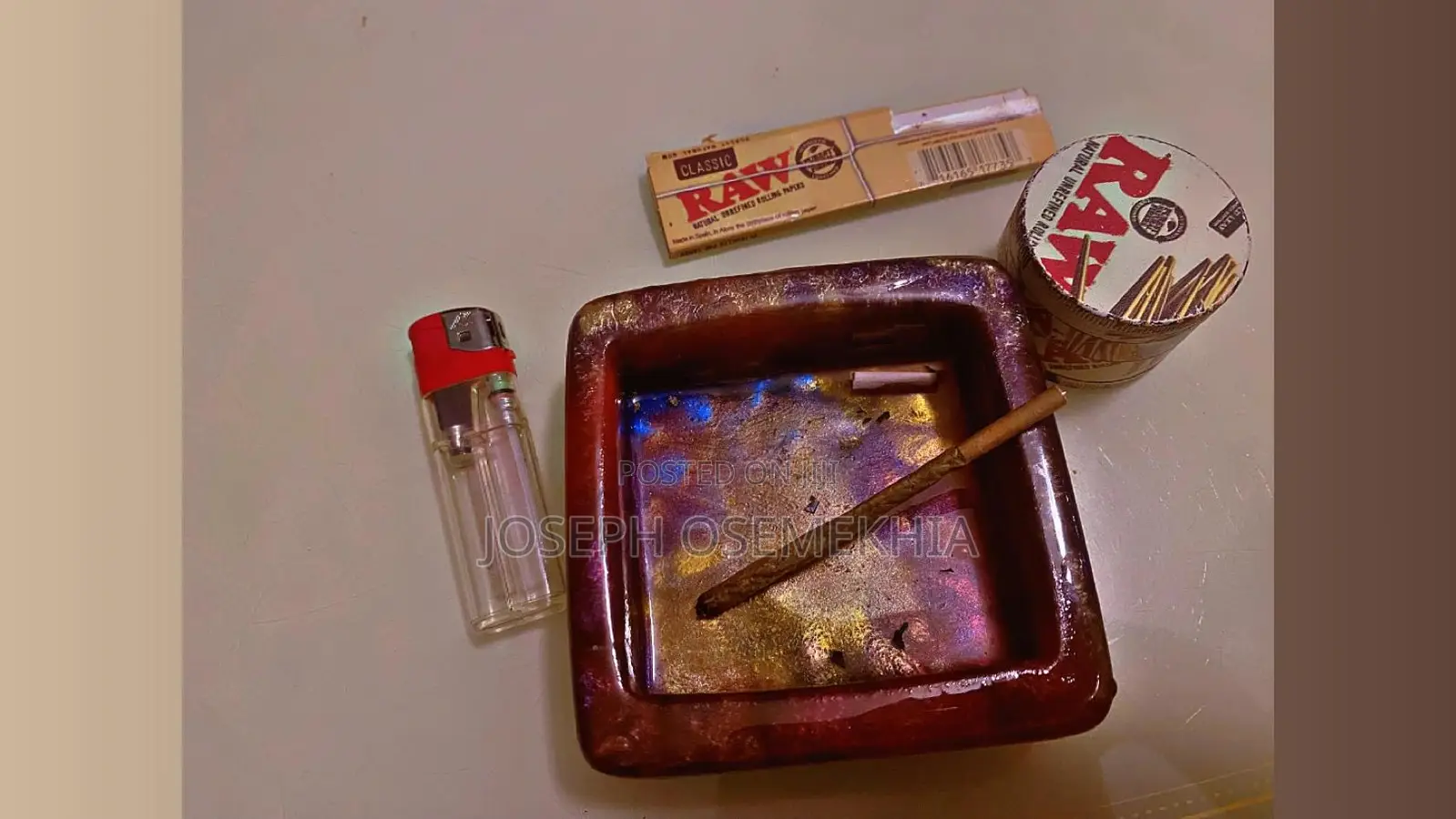 Epoxy Resin Ashtrays