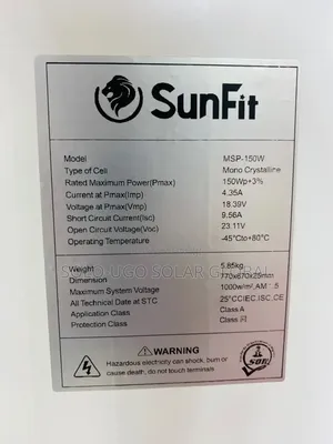 150watts Sunfit Mono