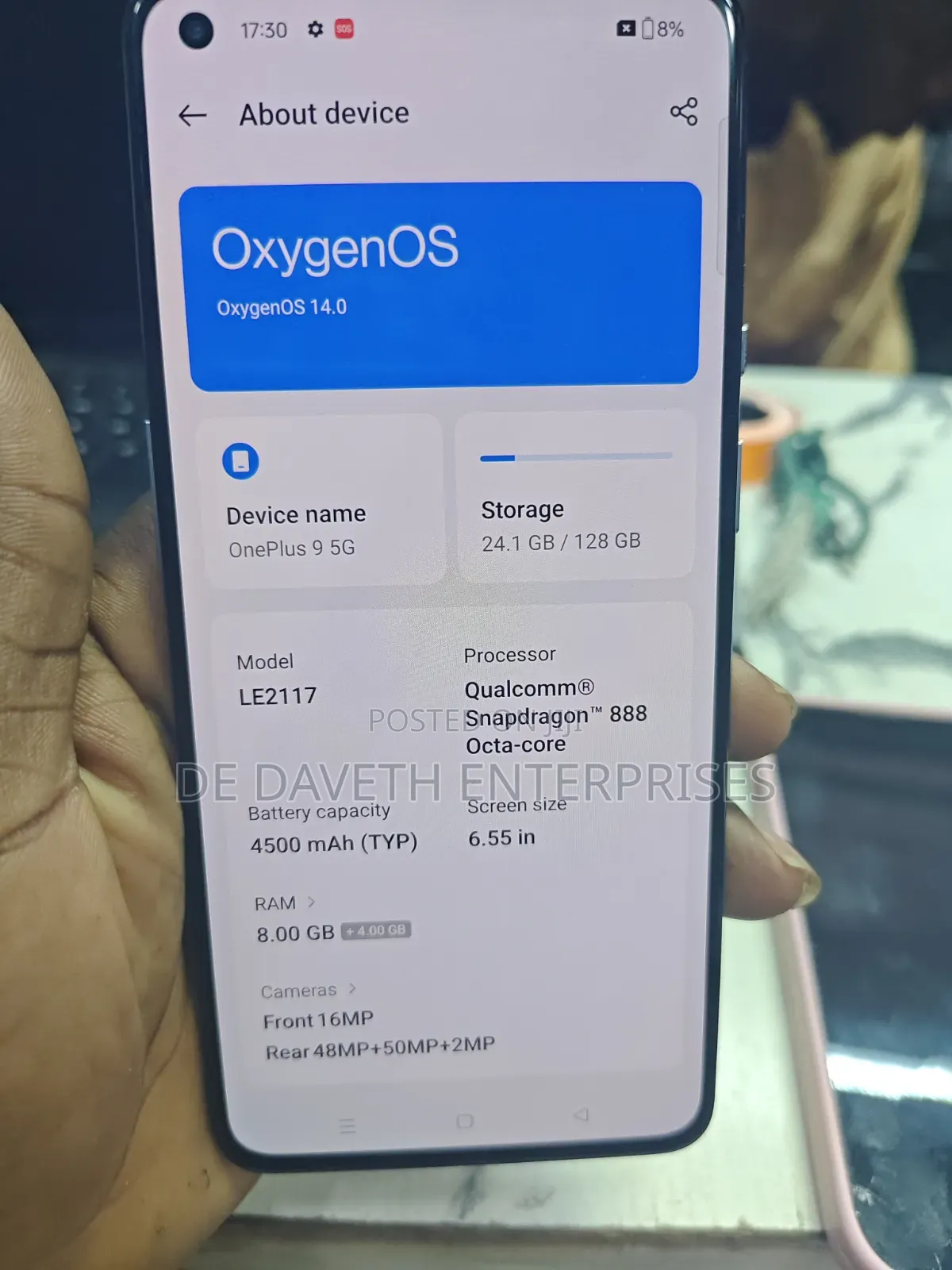 OnePlus 9RT 5G 128 GB Purple