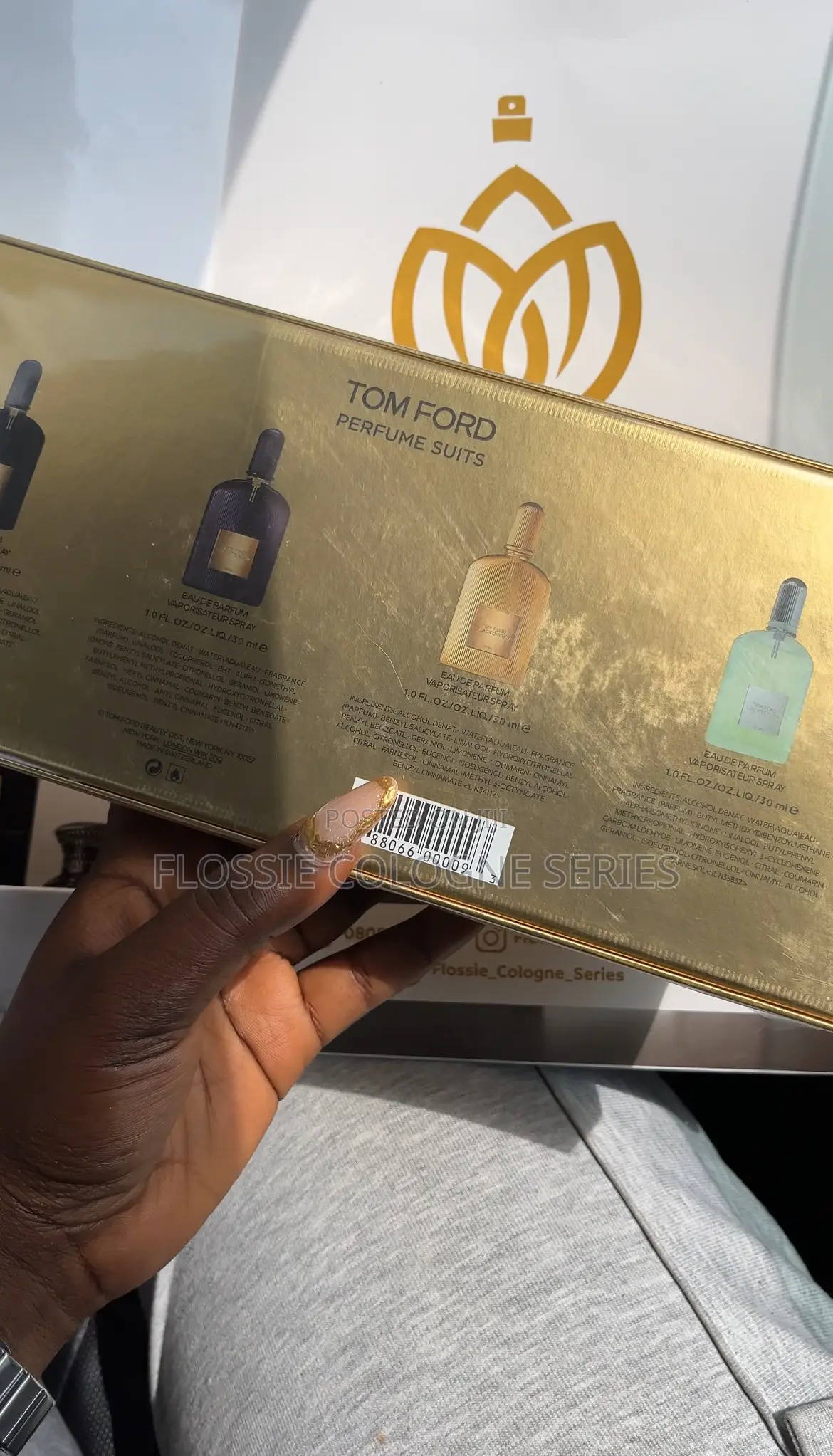 Tomford Perfume Suits 4 in 1 Perfume Set
