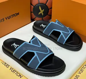 Louis Vuitton Trendy Men Luxury Slippers–Comfortable, Durable Stylish