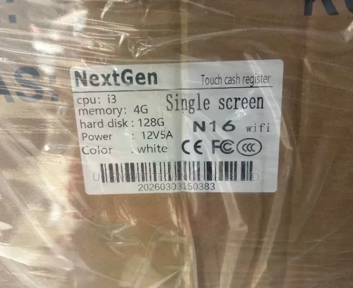 Nextgen Pos System Single Screen Intel Core I3 128gb 4gb Ram Touch