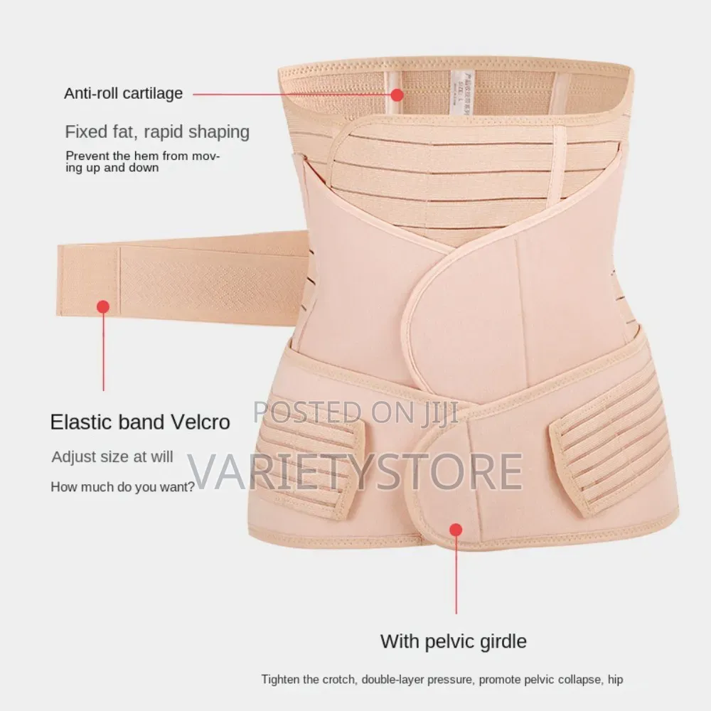 3pcs Breathable Postpartum Belly Belt