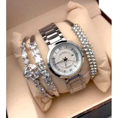 Keep Moving Silver Watch for Ladies