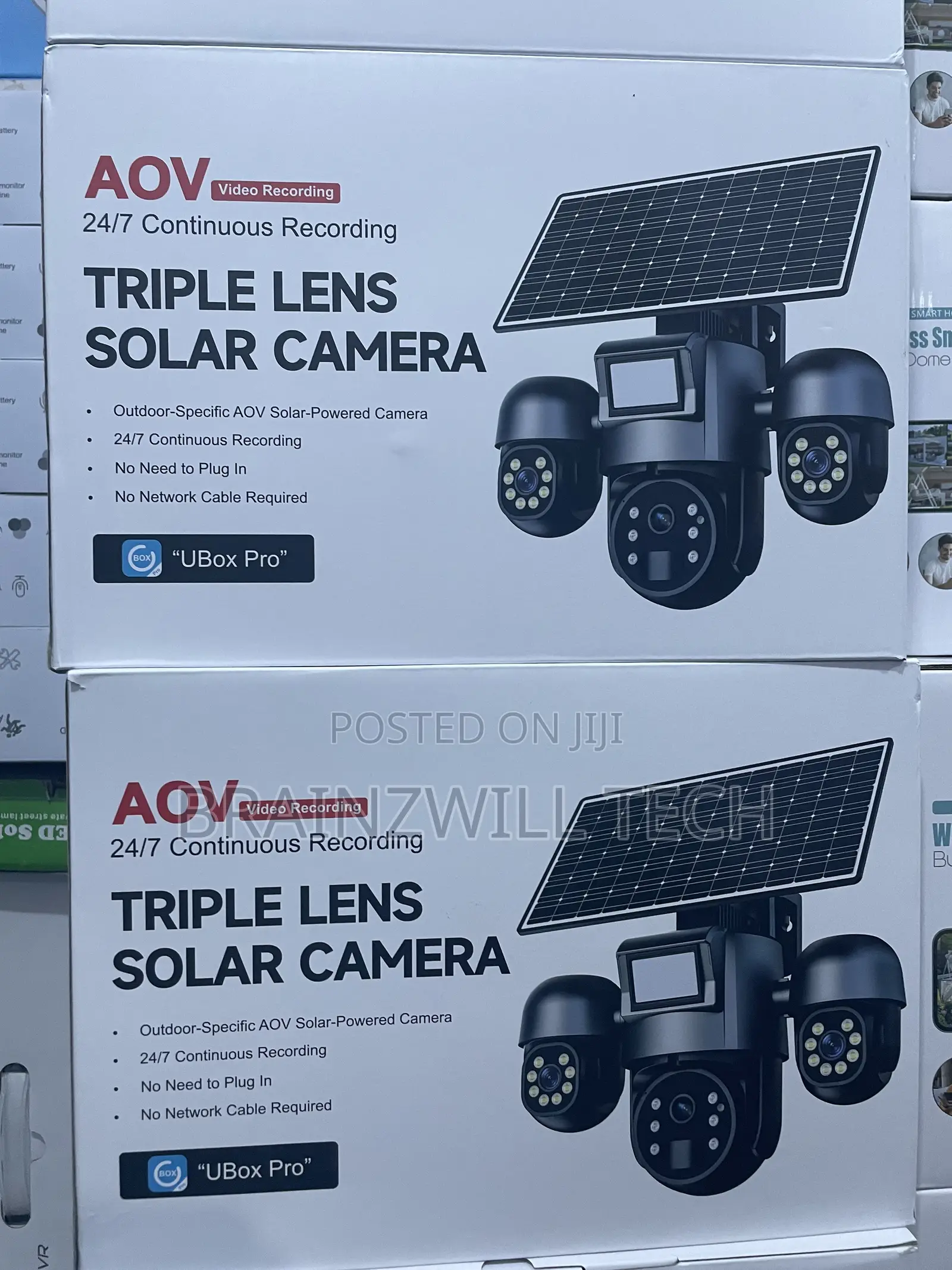 Ubox 4g Solar Aov Triple Lens Camera