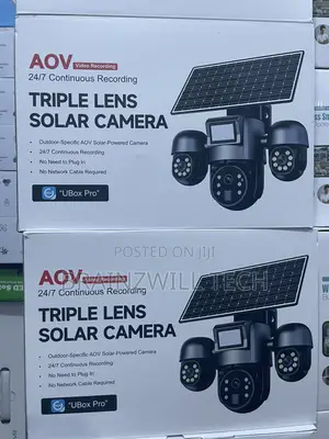 Ubox 4g Solar Aov Triple Lens Camera
