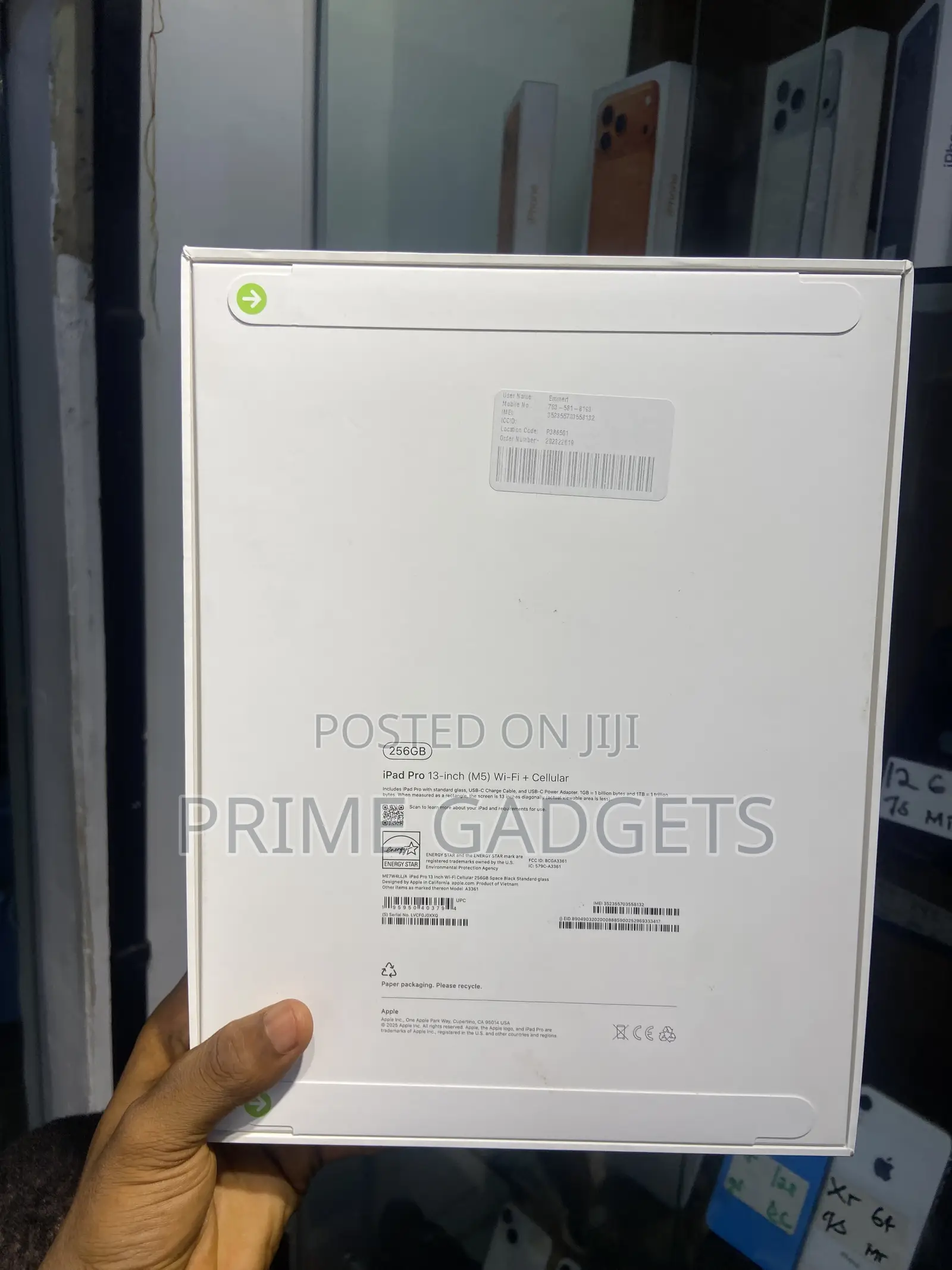 New Apple iPad (2025) 256 GB Gray
