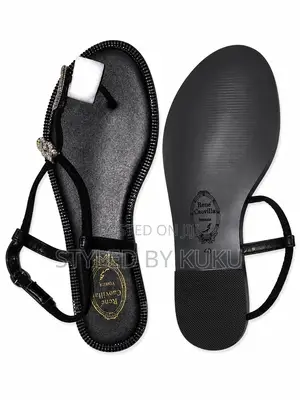 Crystals Embellished Flat Sandals For Women