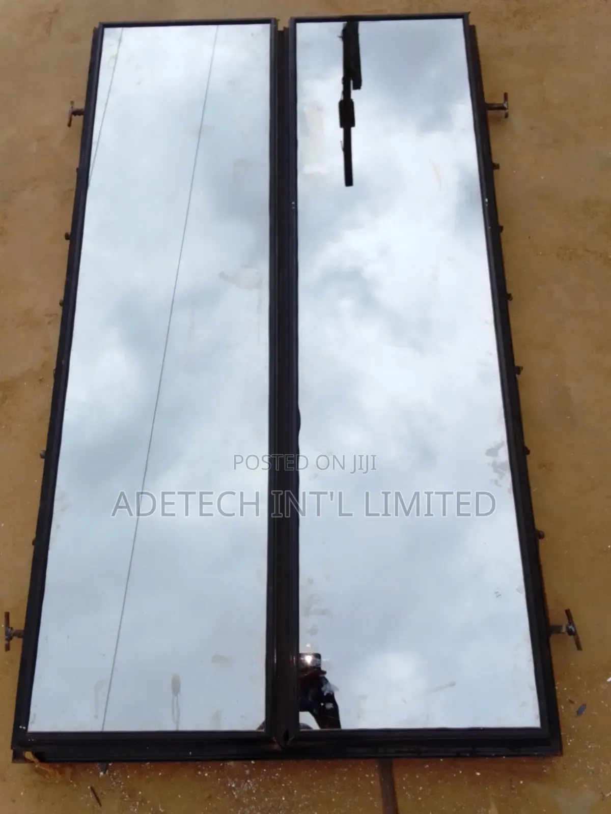 Admirable Aluminium Frameless Window With Net and Burglary Proof