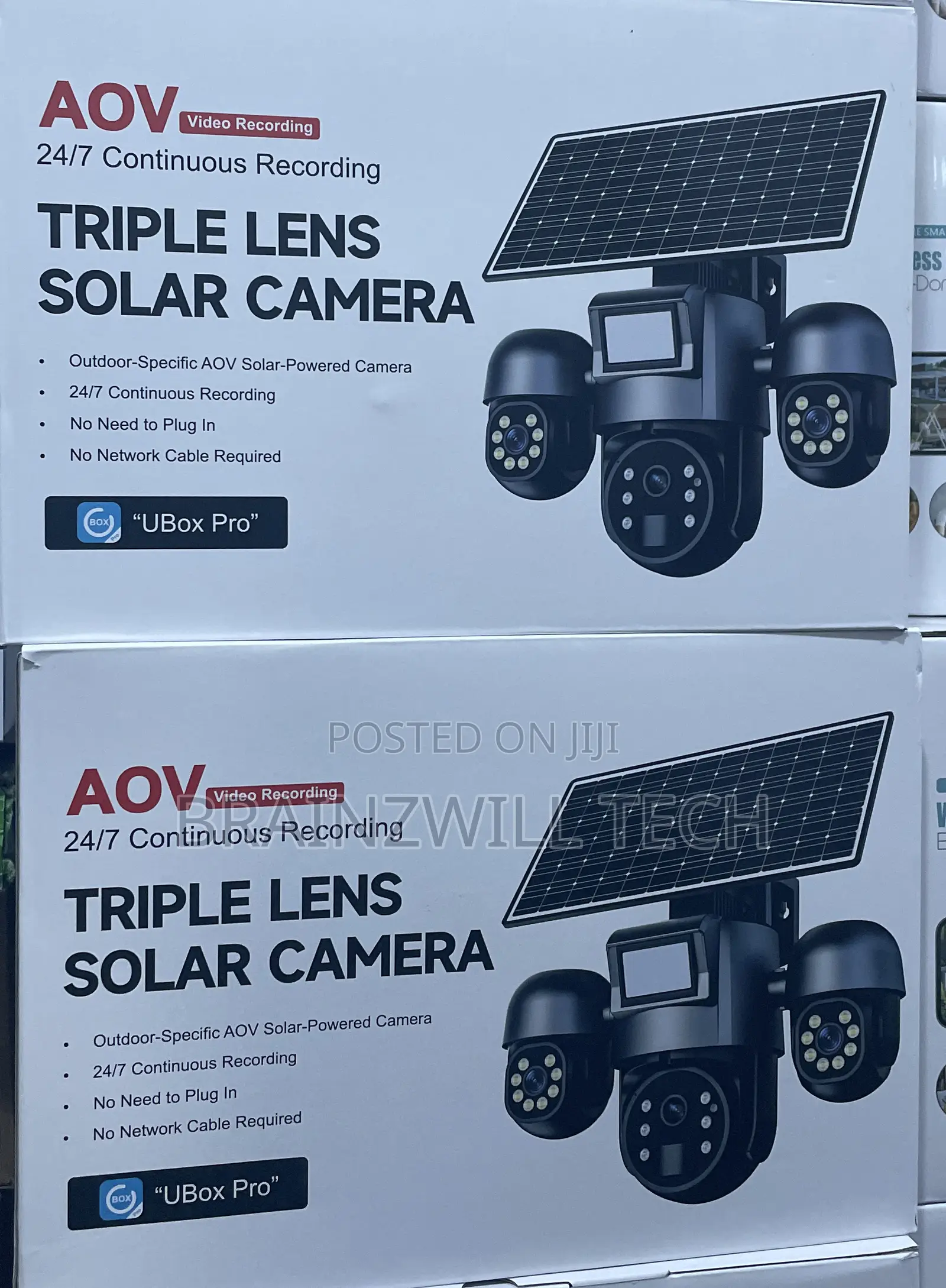Ubox 4g Solar Aov Triple Lens Camera