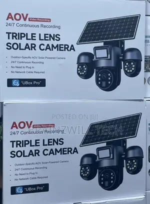 Ubox 4g Solar Aov Triple Lens Camera
