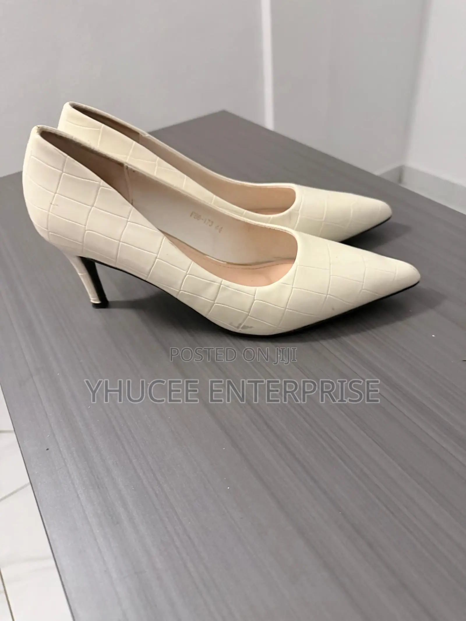 Classy White High Heel