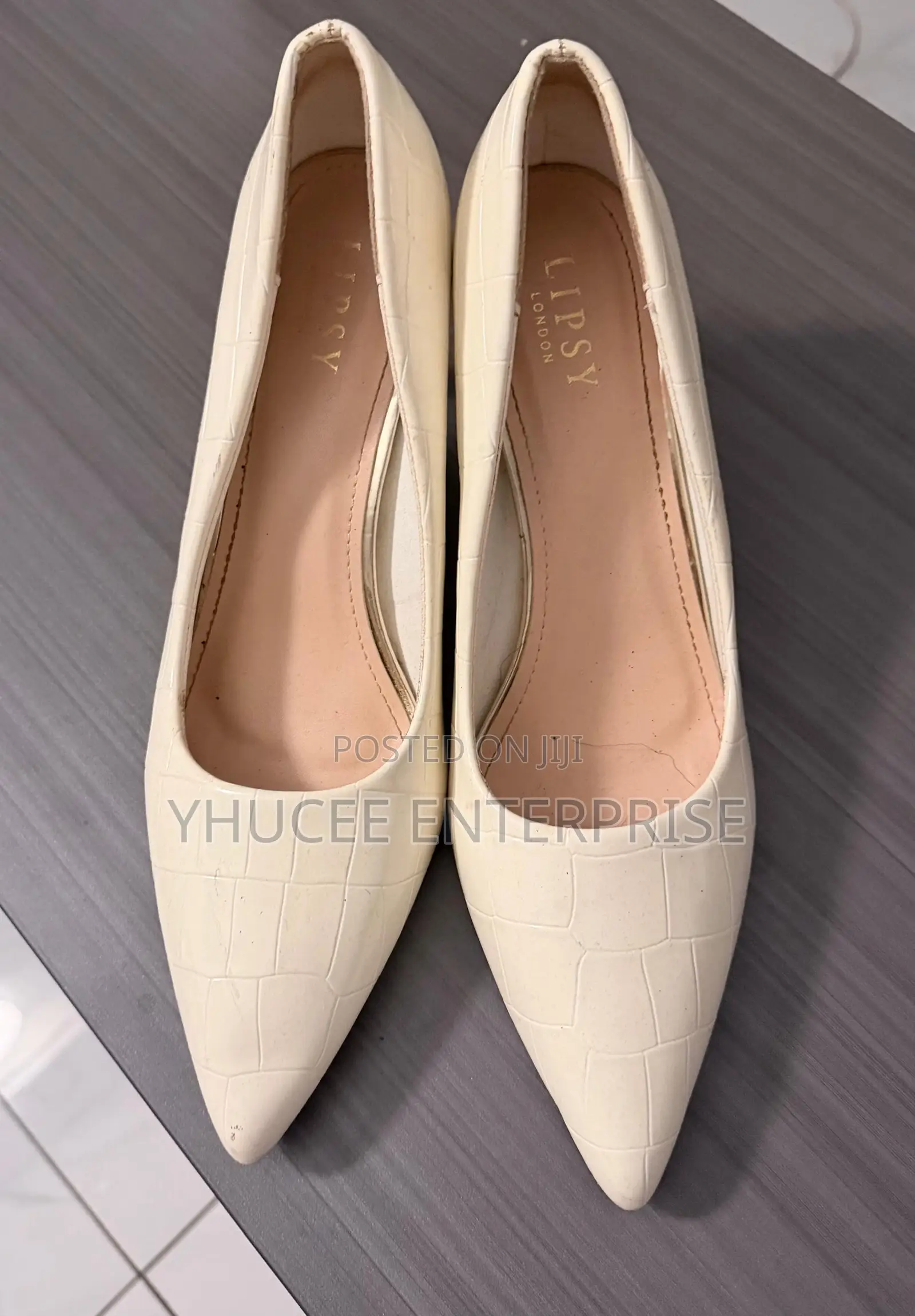 Classy White High Heel