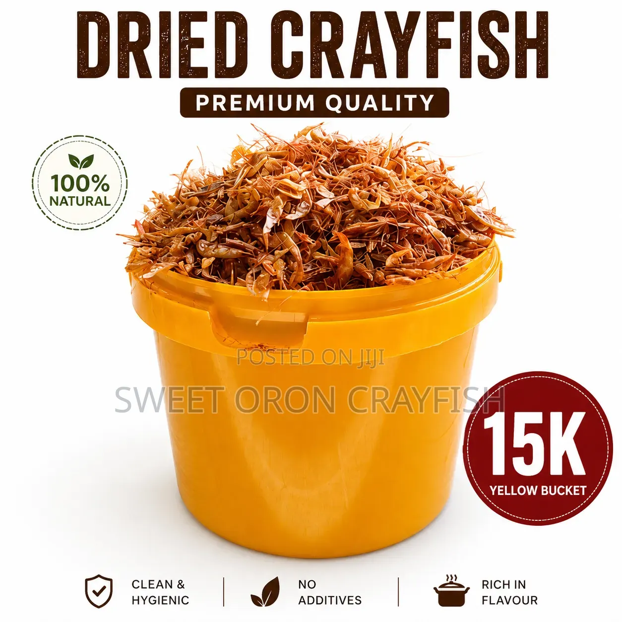 Clean, Stone-Free Oron Crayfish