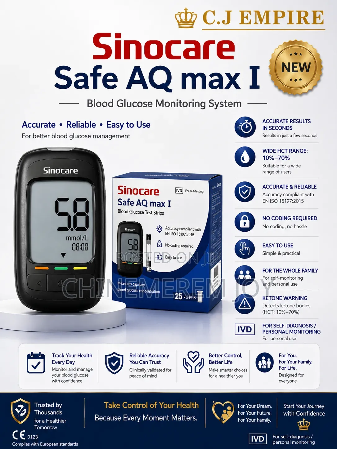 Sinocare Glucometer