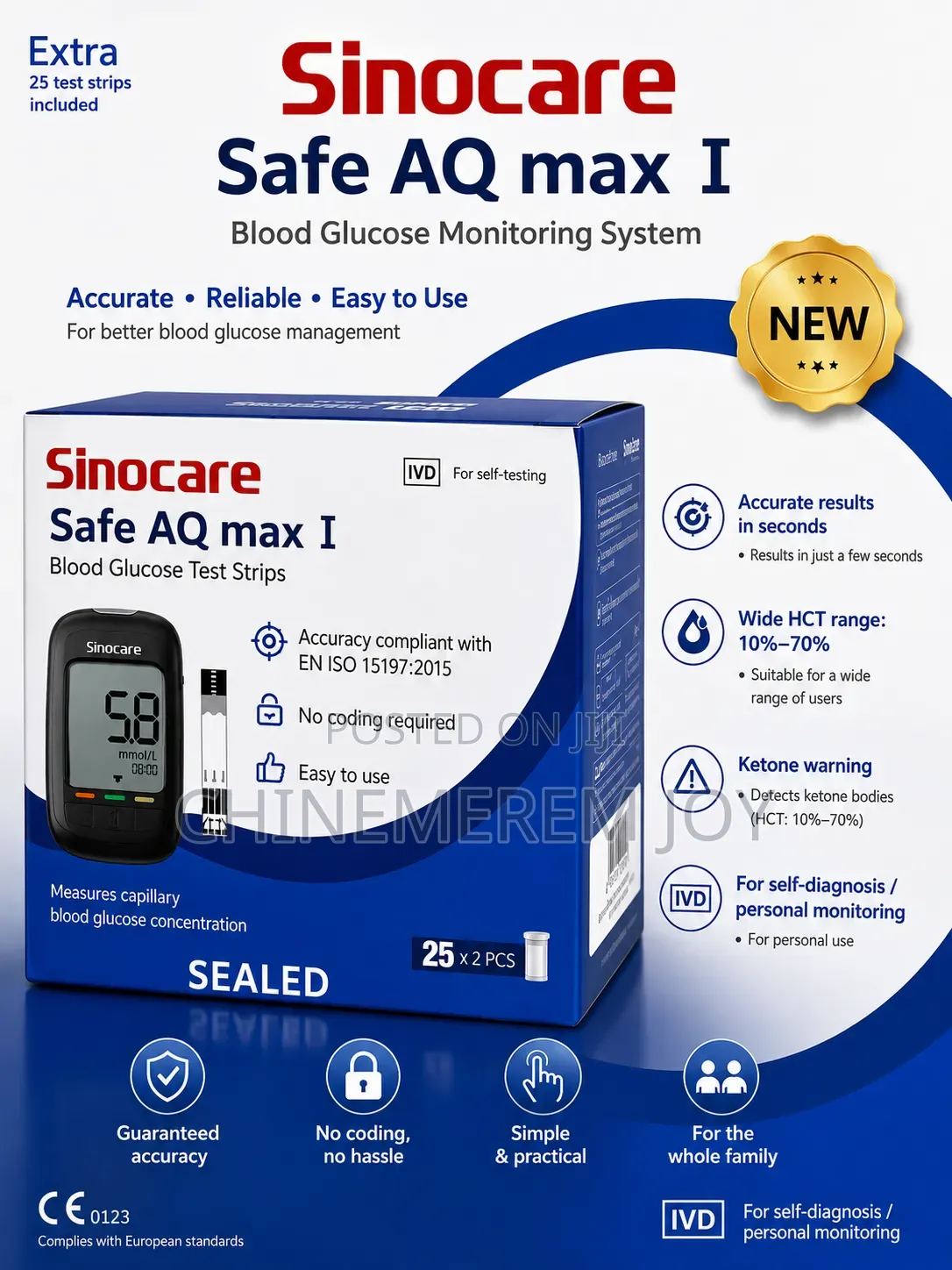 Sinocare Glucometer