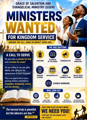 Ministers Kingdom Workers Recruitment