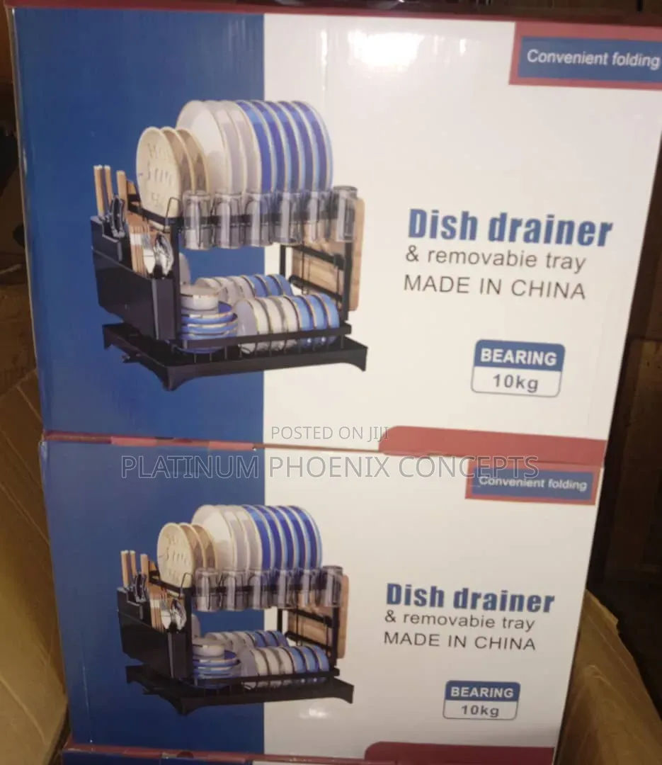 Double Layer Anti Rust Dish Rack