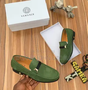 Classic Green Color Suede Shoe