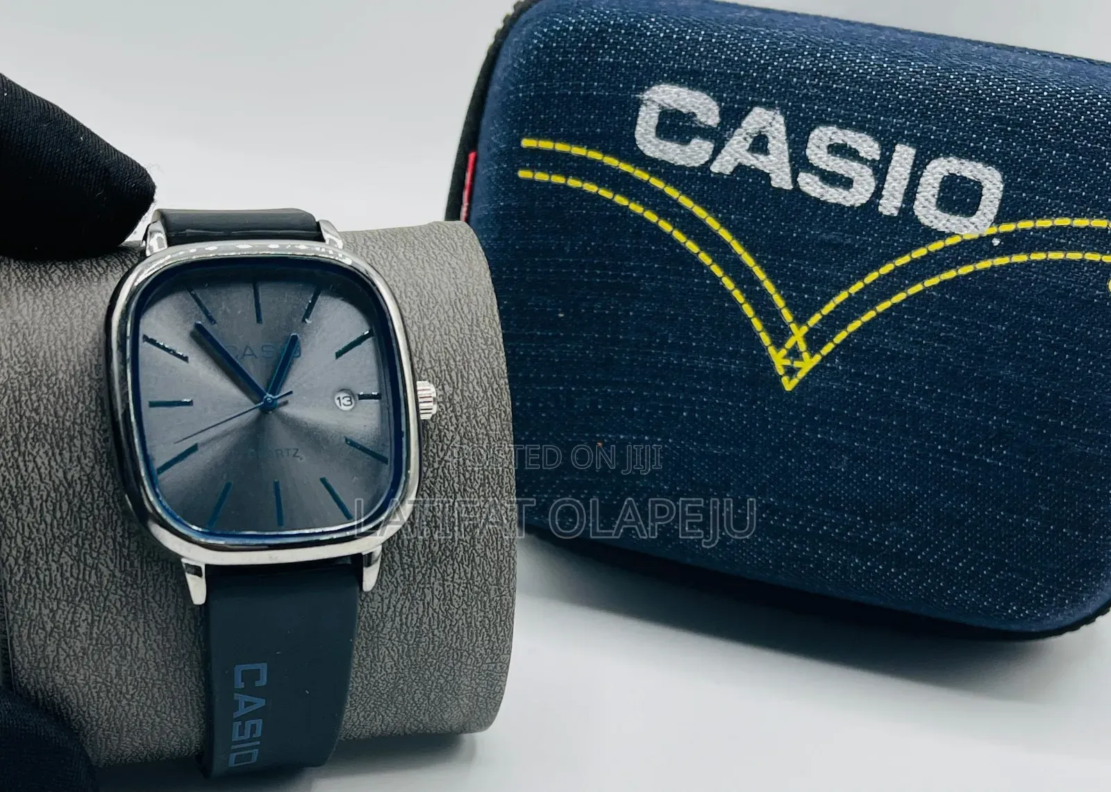 Quality Casio Analog Rubber Wristwatch With Branded Box
