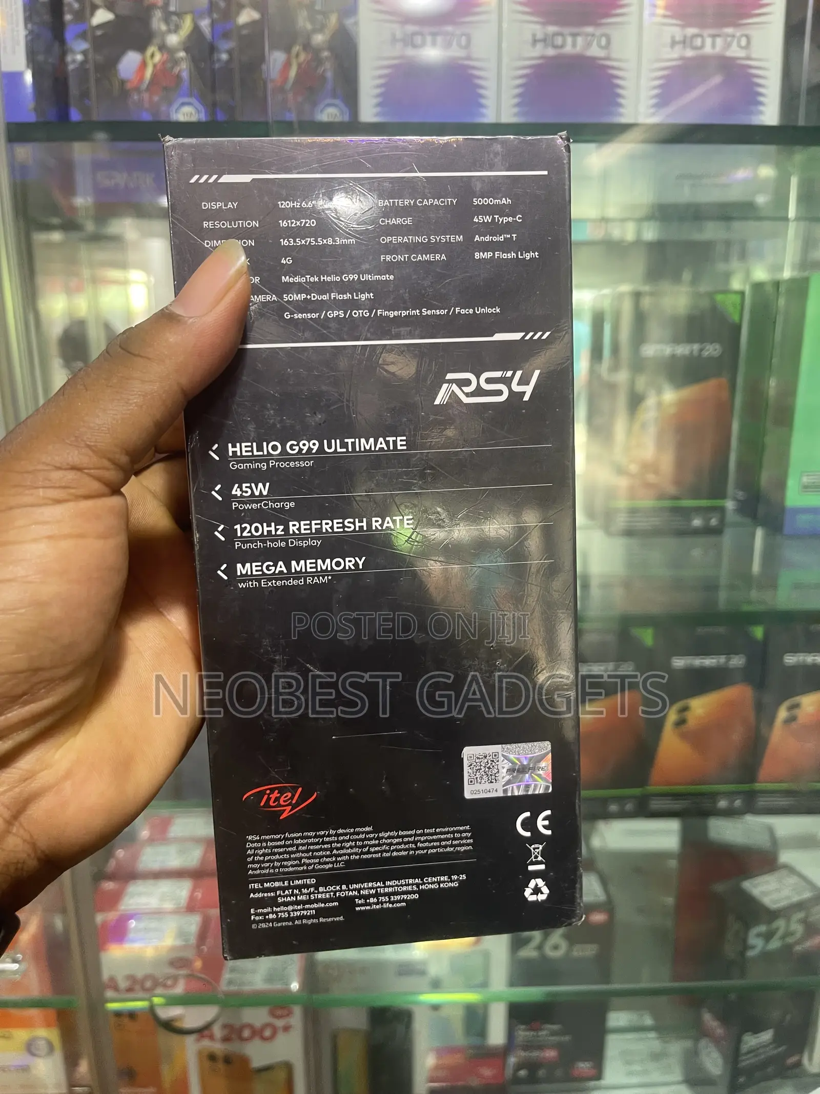 New Itel RS4 256 GB