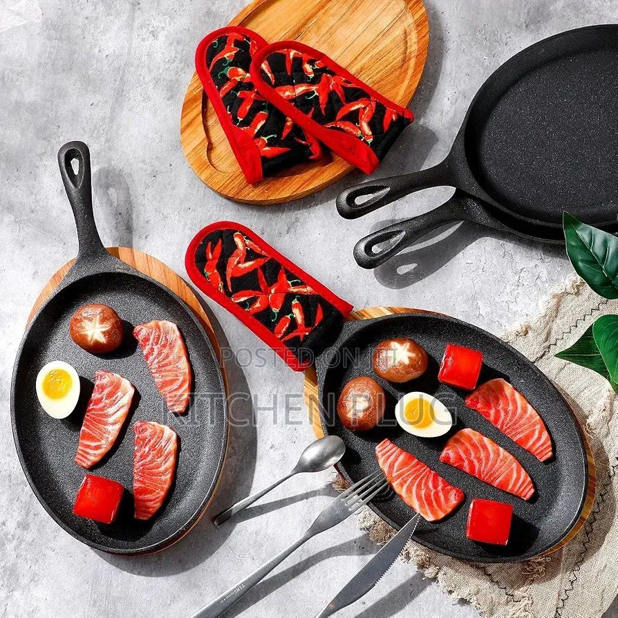 Cast Iron Oval Sizzling Plate