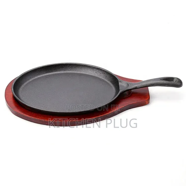 Cast Iron Oval Sizzling Plate