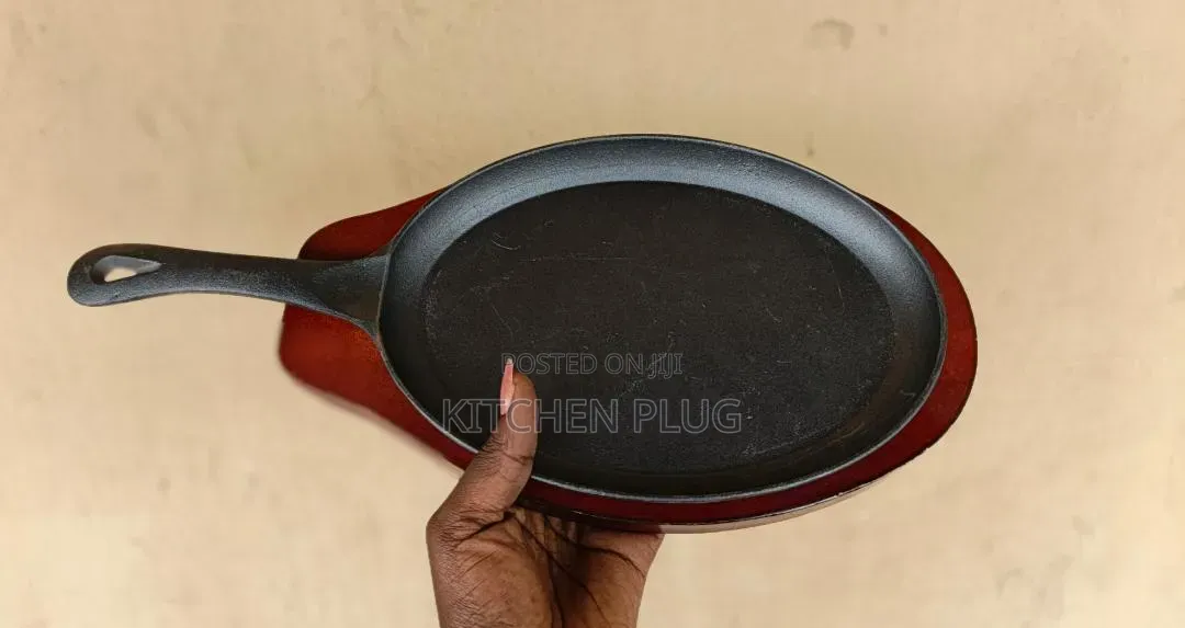 Cast Iron Oval Sizzling Plate