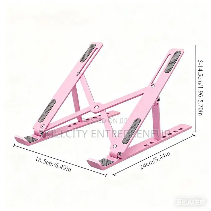 Adjustable Plastic Laptop Stand