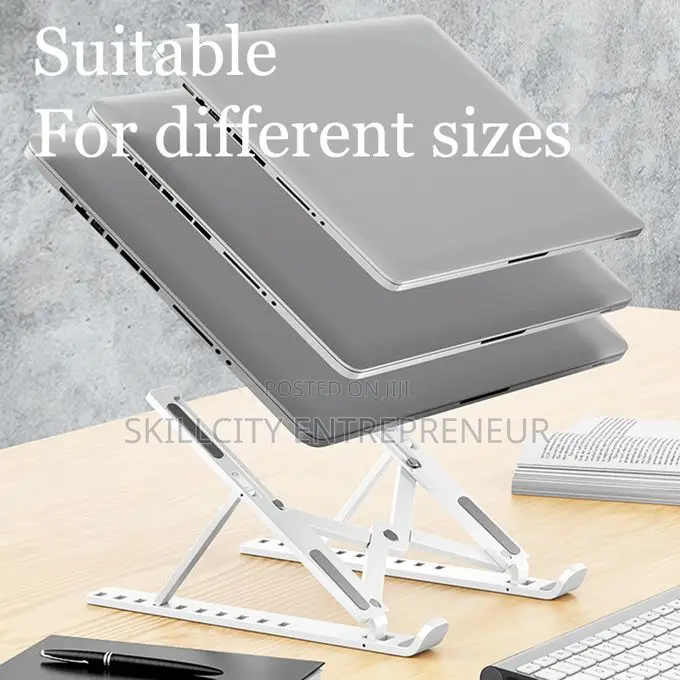 Adjustable Plastic Laptop Stand
