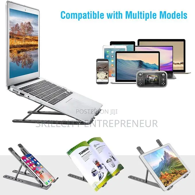 Adjustable Plastic Laptop Stand
