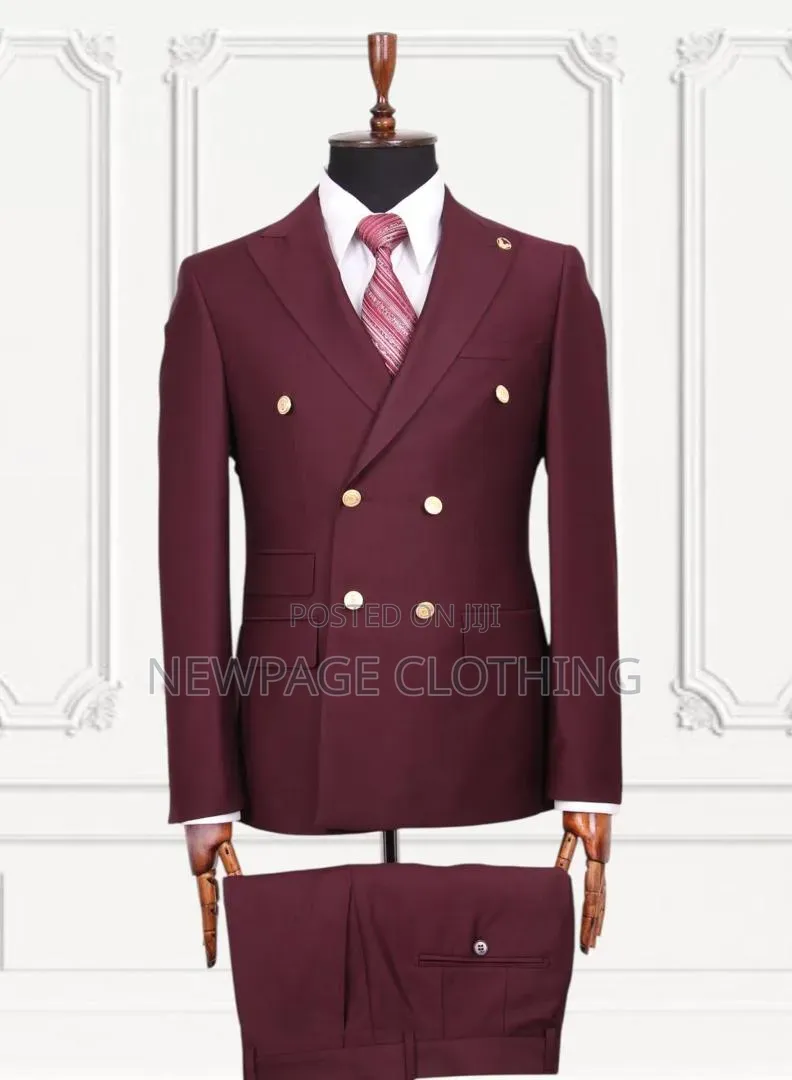 Modern Turkish Tailoring: Premium Double-Breasted Suit