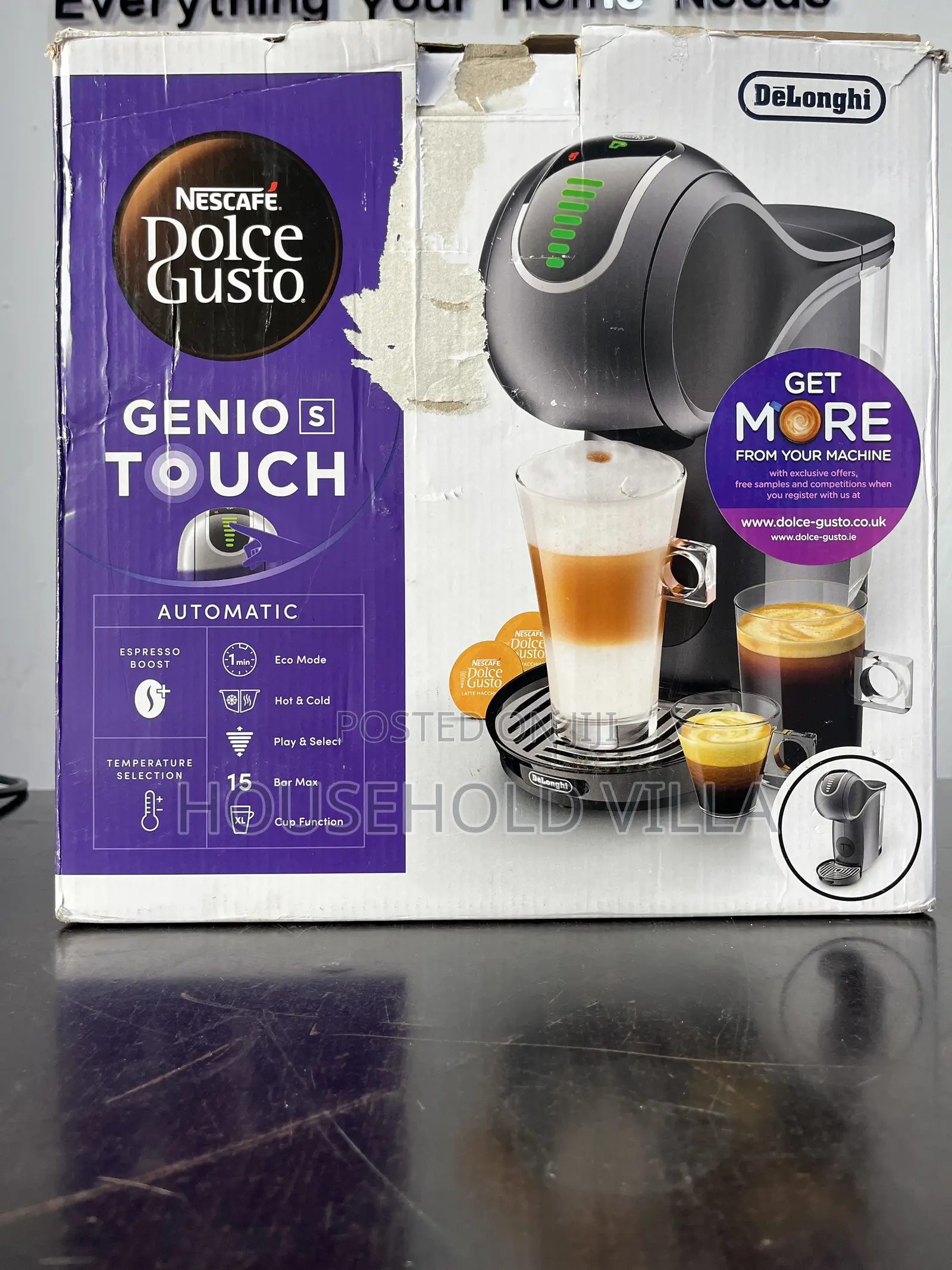 Dolce Gusto Pod Coffee Machines Genio S Touch Automatic Coffee