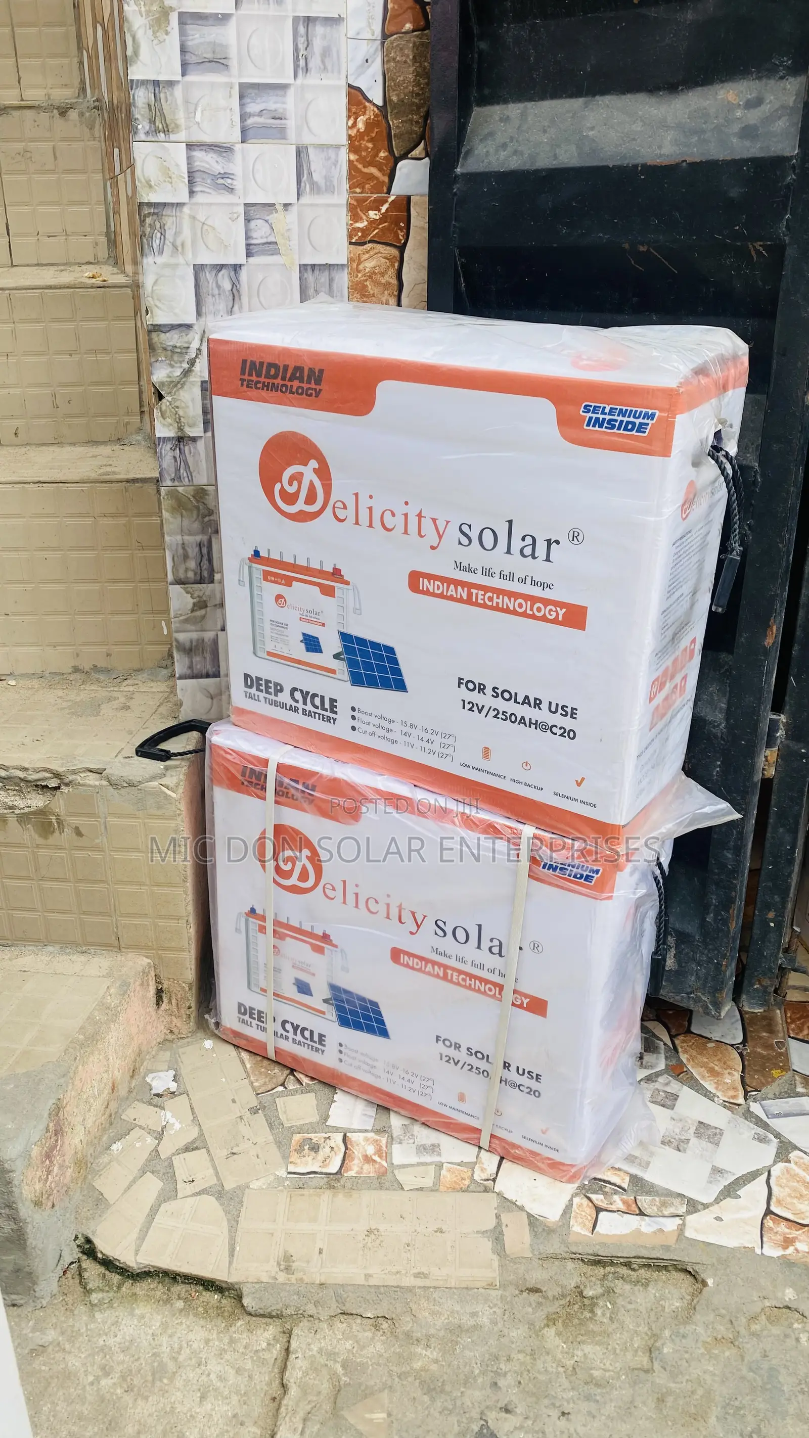 Delicity 240ah Tubular Battery