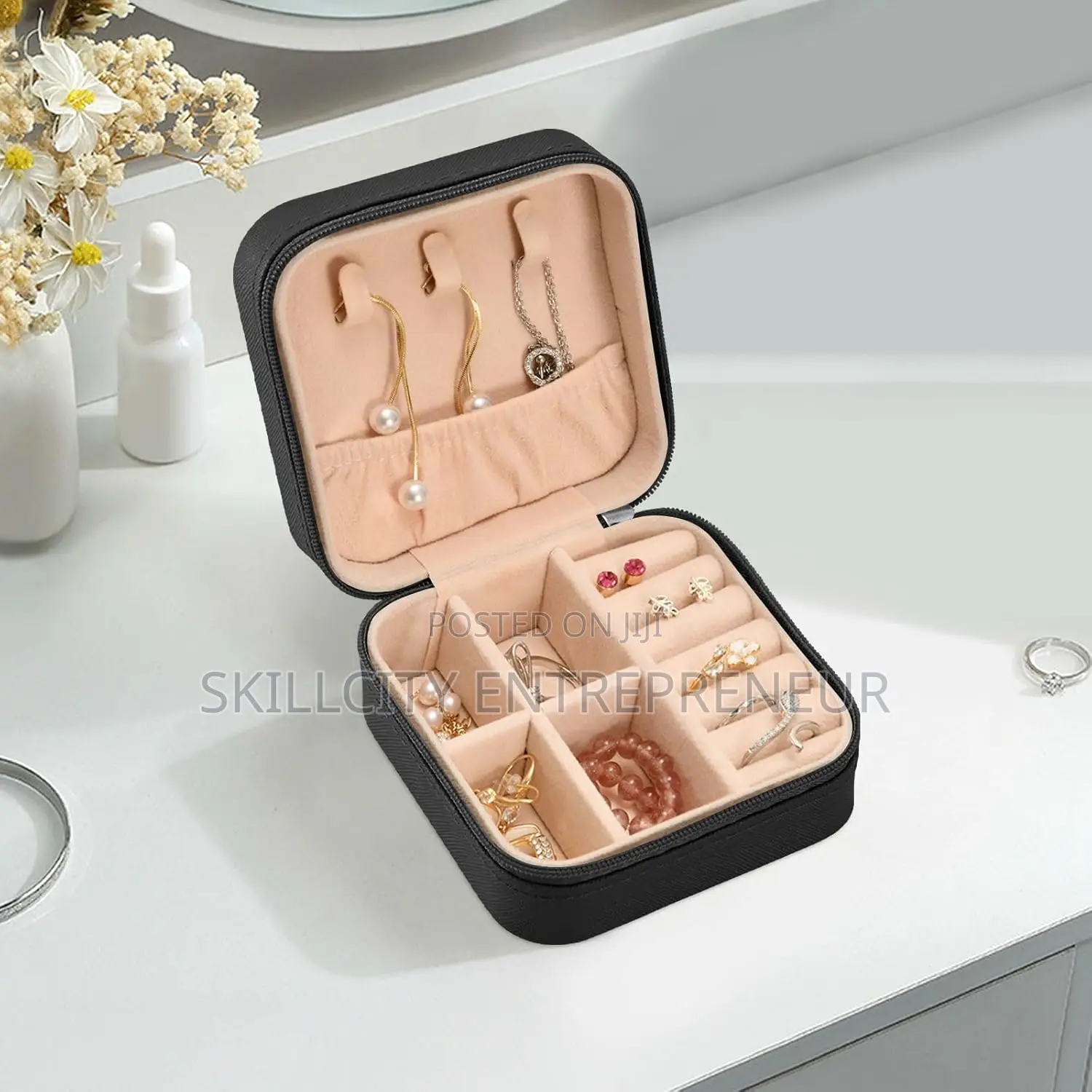 Portable And Compact Accessory Storage Box