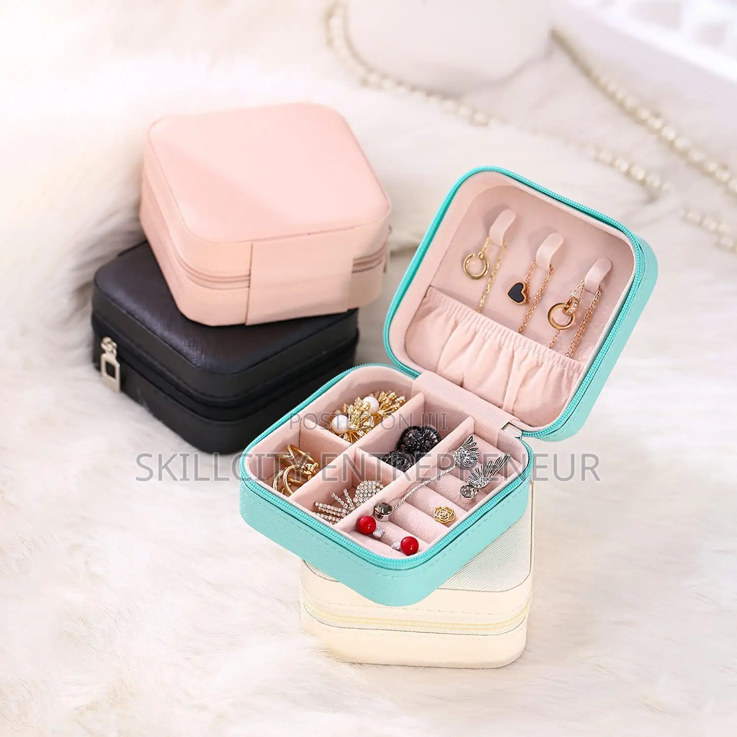 Portable And Compact Accessory Storage Box
