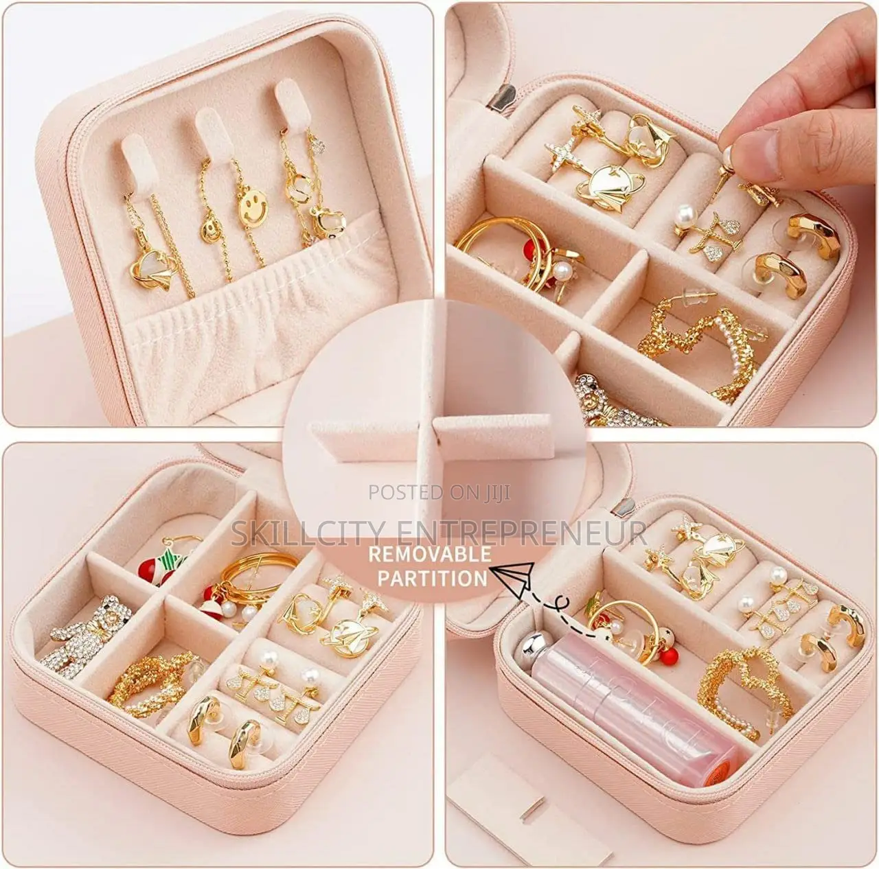Portable And Compact Accessory Storage Box