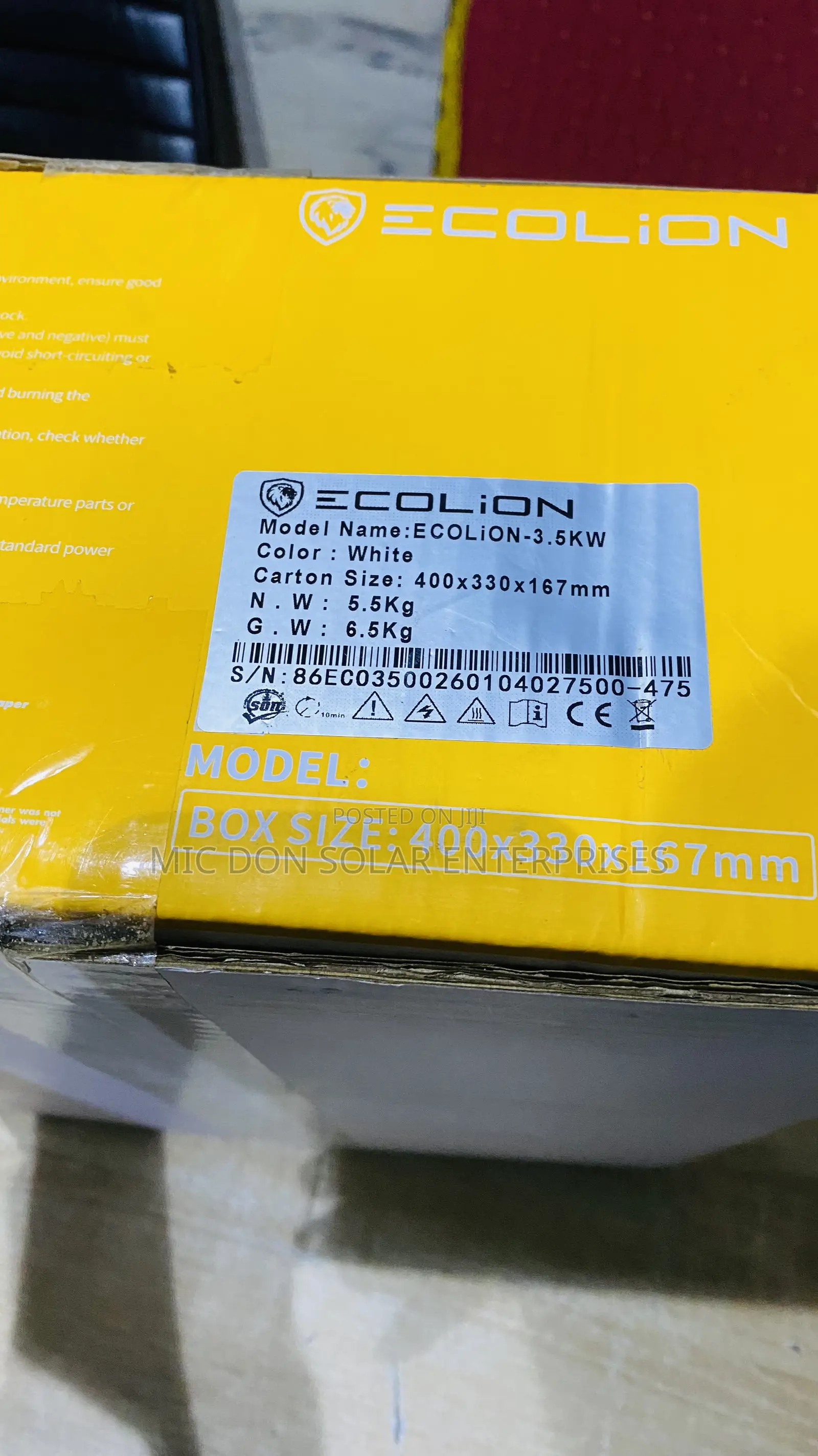 Eco Lion 3.5kva Inverter