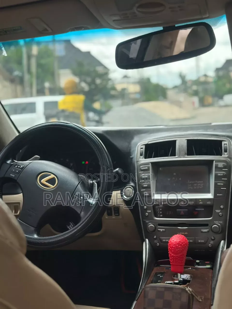 Lexus IS 2008 Red