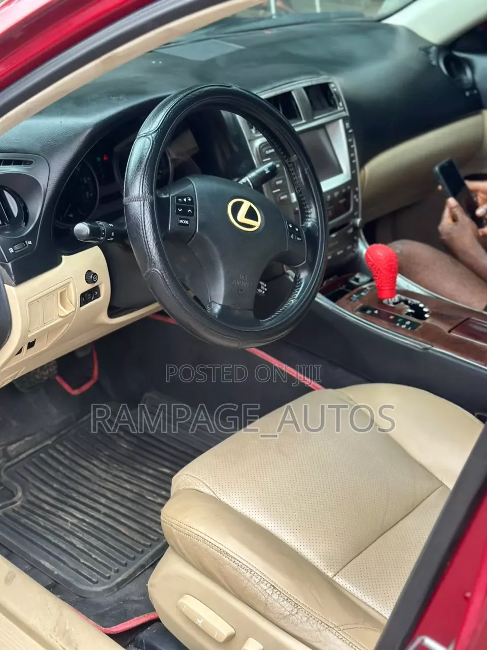 Lexus IS 2008 Red