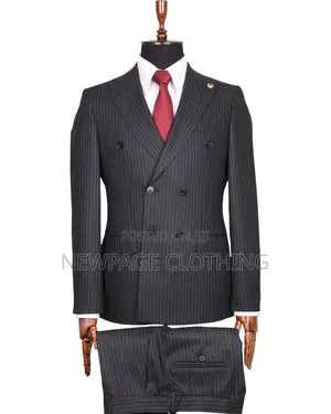 Flawless Turkish Double-Breasted Suit + Free Tie, Cuffs or Socks