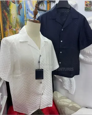 *High Quality Italy  Design Slik Louis Vuitton Shirt