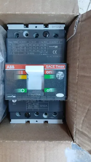 For a 125a 3-Pole ABB McCb (Moulded Case Circuit Breaker)