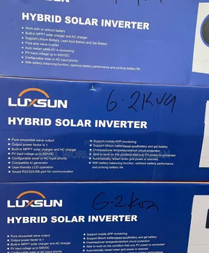 6.2kva Luxsun Hybrid Solar Inverter — Smart Power Beast
