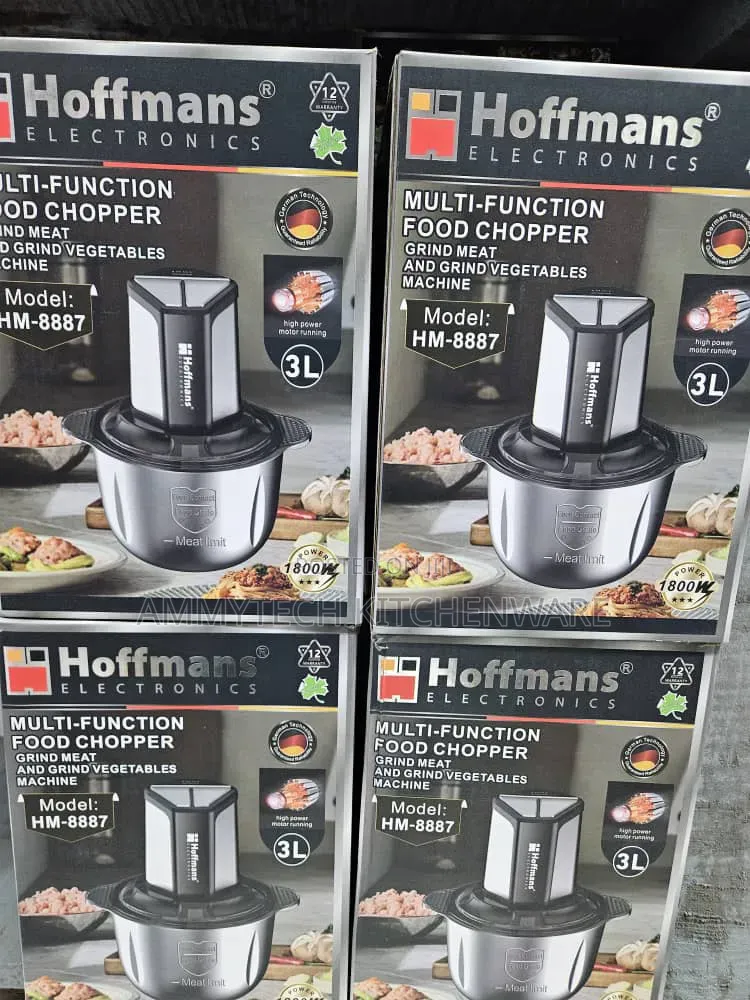 3l Hoffman Multifunctional Food Chopper